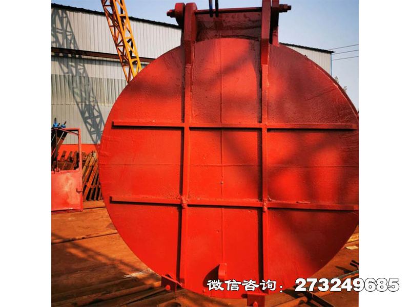 渭城铸铁圆形分流拍门
