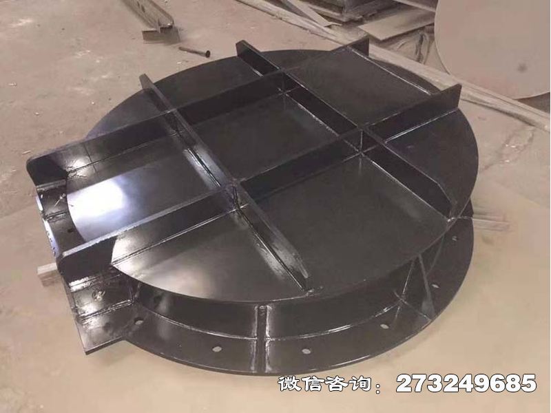 丰满铸铁圆形抗震拍门