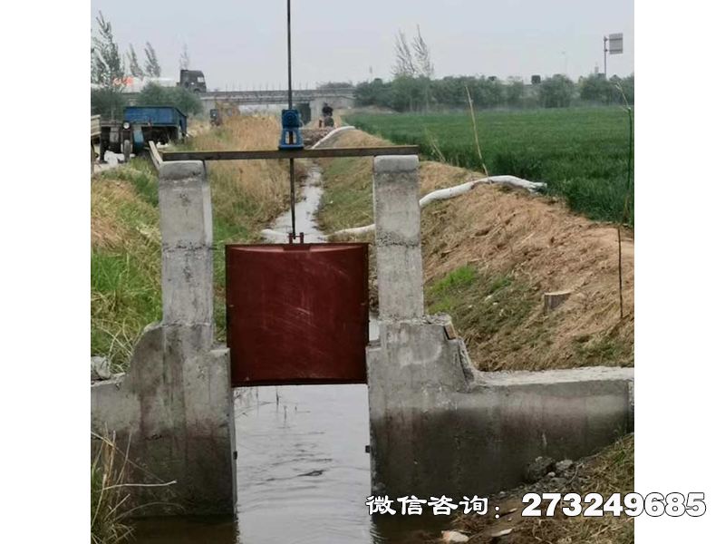 永靖县小渠道铸铁闸门